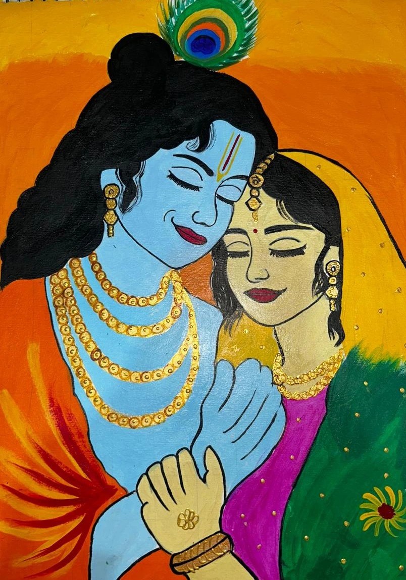 Radha Krishna Painting